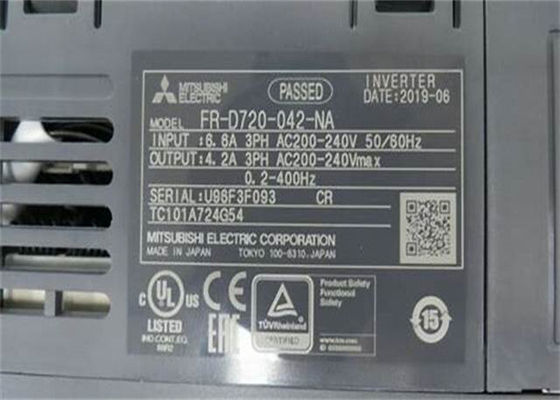 MITSUBISHI ​ FR-D720-042-NA DRIVE INVERTER 1 PHASE 200-240 V AC 50/60HZ