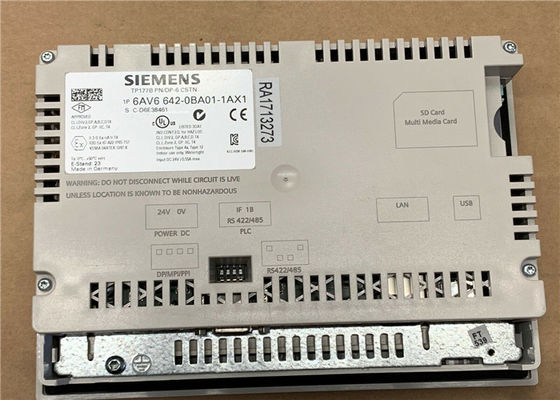 6AV6642-0BA01-1AX1 Siemens  SIMATIC TP177B 6&quot; PN/DP STN 256 color display