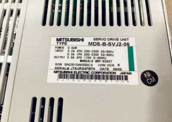 Electric Mitsubishi Ac Servo Drive , MDS-B-SVJ2-06 Industrial AC Servo Spindle Drive