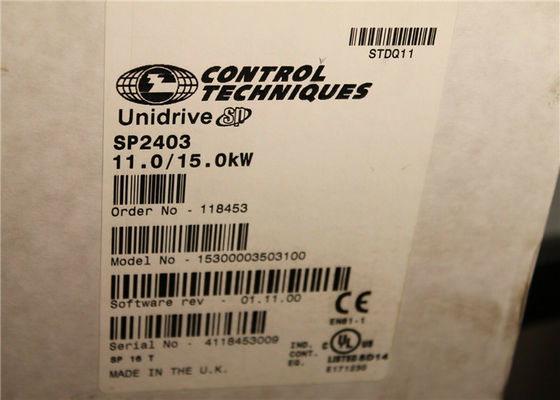 Nidec Control Techniques Universal AC Drive SP2403 11.0/15.0kW Unidrive 20HP 380-480AC 29A