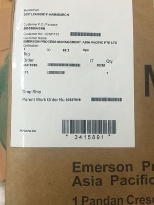 RRosemount 3051 Pressure Transmitter 3051L2AG09D11AAM5E5RCN 0-62.2KPA Level Transmitter Wireless