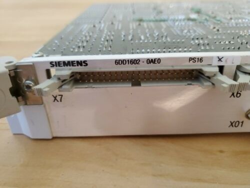 6DD1602-0AE0  Siemens Simadyn D Processor Module PLC Simatic PS16 12 MONTHS WARRANTY