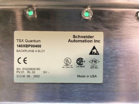 140XBP00400 Schneider 4 Slot Backplane  Modicon Quantum Screw For I/O Modules