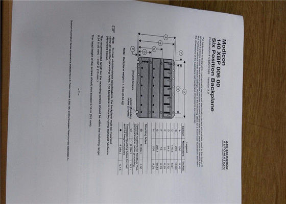 140XBP00600  Schneider Backplane 6 Slot Redundant Power Supply Module Redundanc Y Diode Module