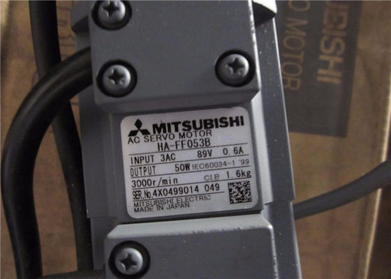 Mitsubishi 50W Industrial AC Servo Motor HA-FF053B 3000r/Min NEW ORIGINAL