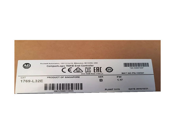 ALLEN BRADLEY 1769-L32E  CompactLogix 750KB Enet Controller Module