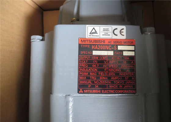 3.5KW Industrial Servo Motor Mitsubishi HA200NC-S NEW Original Speed 2000r/min
