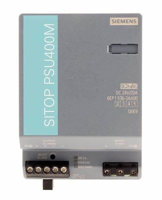 SIEMNES 6EP1536-3AA00  SITOP PSU400M 20 A DC/DC converter input: 600 V DC output: 24 V DC/20 A