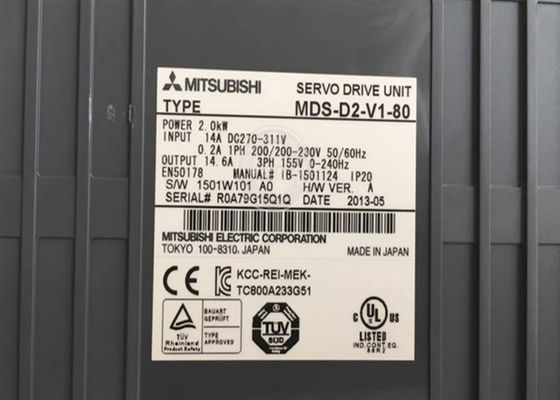 MDS-D2-V1-80 Industrial Servo Drives Mitsubishi Series MDS-D AC 200-230V 50/60Hz 0.2A