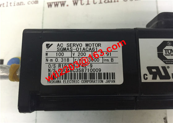 Yaskawa AC Industrial Servo Motor SGMAS-01ACA61 100W  200V BRAND NEW