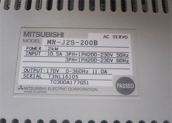 2kW Mitsubishi Melservo MR-J2 Series  Industrial Amplifier MR-J2S-200B Servo Motor Drive