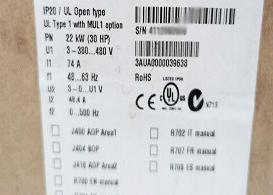 ACS310-03E-48A4-4 Low Voltage AC Drives 3AUA0000039638 4A IP20