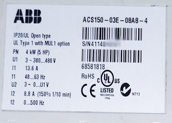 ACS150-03E-08A8-4 Micro Drives 68581818 ACS150 Frequency Converter R1