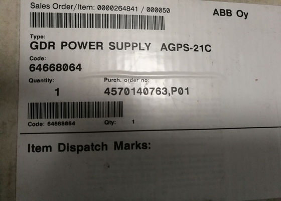 ABB Control Circuit Board AGPS-21C Q950 ACS800 PCB Board AGPS21C 115/230 VAC