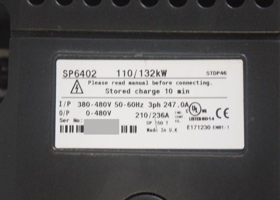 Nidec Control Techniques Unidrive SP6402 110/132kW Inverter 210A Industrial Servo Drive