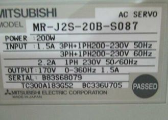 MR-J2S-20B-S087  Mitsubishi Industrial 200W Servo DriveAC AMPLIFIER 170V 360Hz 1.5A