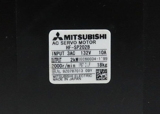 Mitsubishi 2kW 400V AC Servo motor HF-SP202B with brake NEW in stock
