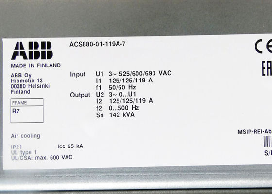 ACS880-01-119A-7 Industrial Drive 3AUA0000115107 110kW 119A New