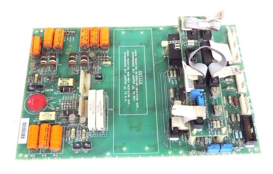 GE Excitation Power Board DS3800DEPB with 1 20-pin ribbon cable with 5 10-pin connectors