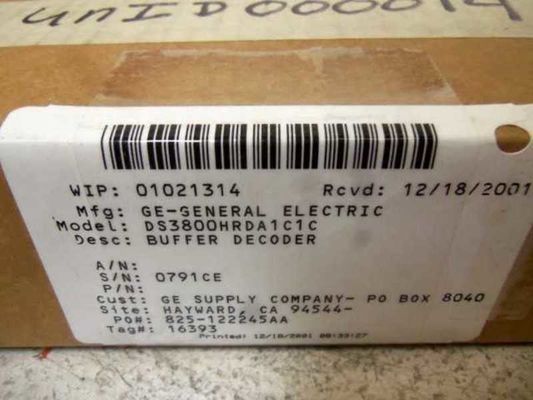 DS3800NPDA  General Electric Mark IV systems printed circuit board
