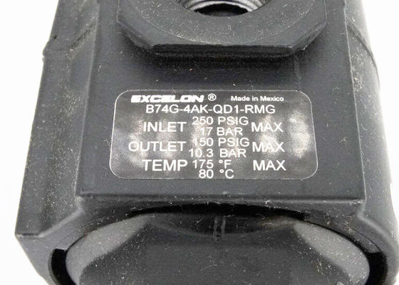 B74G-4AK-QD1-RMG Filter Metal Bowl With Sight Glass With Gauge 1/2&quot; PTF Ports