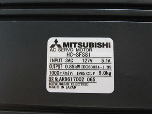 Mitsubishi AC Industrial Motor HC-SFS81 / HC-SFS81B Servo Motor 0.85kw IN STOCK