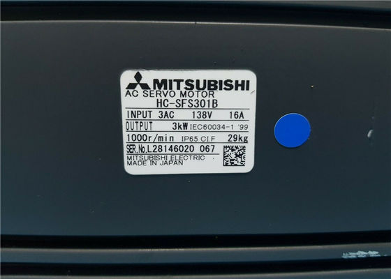 Mitsubishi 3.0KW INDUSTRIAL 3AC SERVO MOTOR HC-SFS301B 1000R/MIN NEW in stock