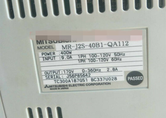 Mitsubishi 400W AMPLIFIER MR-J2S-40B1-QA112 Industrial servo speed control Drive NEW