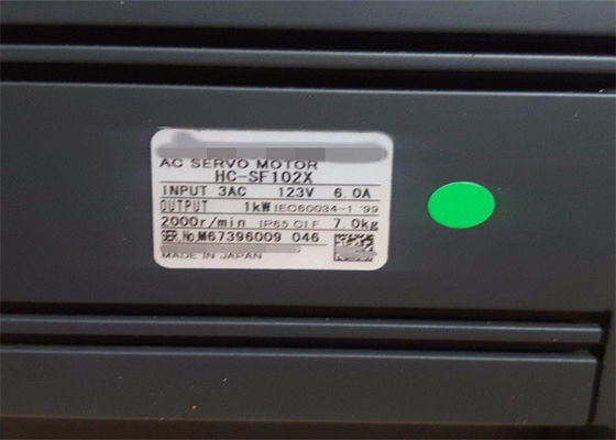 1KW Mitsubishi Industrial Control Electric Motor HC-SF102X 3 Phase AC Servo Motor
