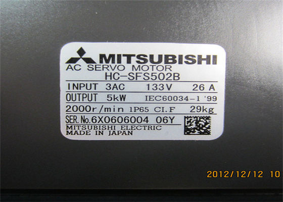 MITSUBISHI Melservo Industrial Servo Motor HC-SFS502B HC-SFS Series HC-SFS502B-S2 5KW