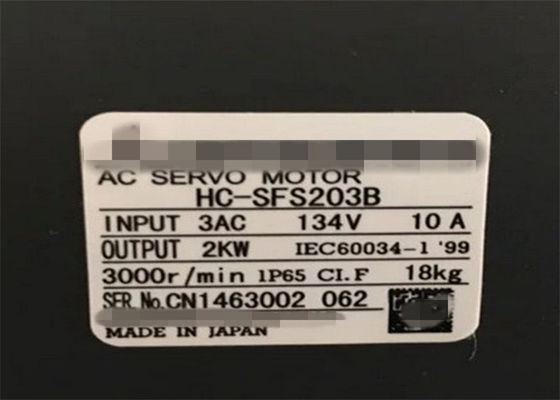 MITSUBISHI Melservo HC-SFS series Medium inertia power motor HC-SFS203B from Japan