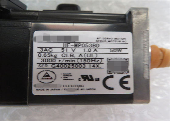Electric 3 Phase Servo Motor , High Power Servo Motor MITSUBISHI HF-MP053BD 50 Watt