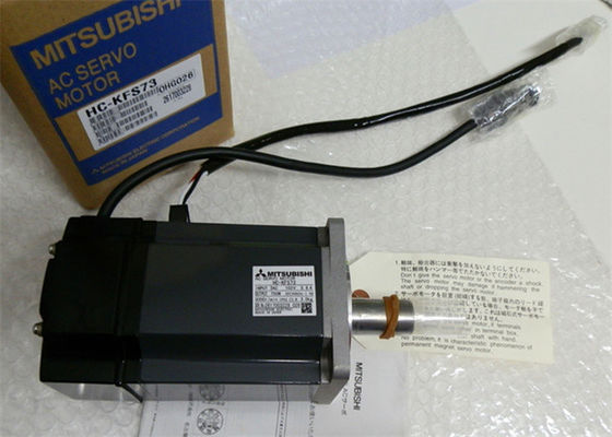 Low Inertia 750W Three Phase AC Servo Motor Mitsubishi HC-KFS73 / KFS73B Standard Model
