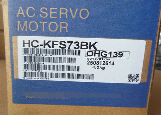 Powerful High Speed Servo Motor 0.75 KW Output Capacity HC-KFS73BK / HC-MFS73B