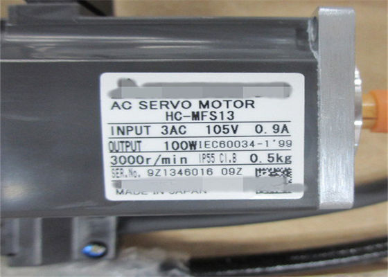 100W Mitsubishi AC Industrial Servo Motor HC-MFS13 / HC-KFS13 Japan Motor