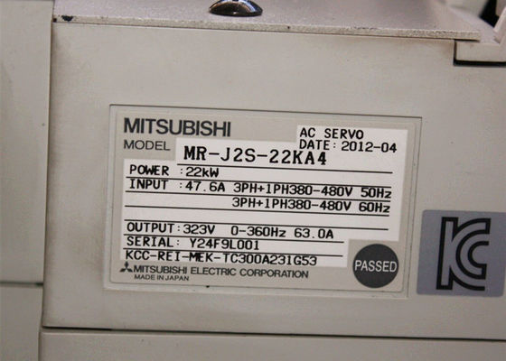Mitsubishi Robotics Motor Driver MR-J2S-22KA4 22kW 63A AC SERVO AMPLIFIER MR-J2S-22KA