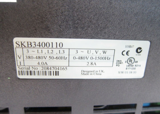 CONTROL TECHNIQUES Commander SKB3400110 1.1kW 2.8A 380...480VAC variable frequency drive