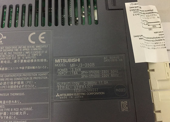 Mitsubishi Electric 3.5KW Industrial Drive MR-J3-350B MR-J3 Series AC Servo Amplifier NEW