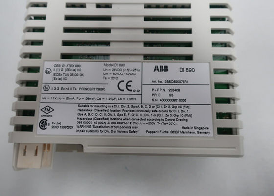 ABB DI890 3BSC690073R1 Intrinsic Safety Interface Individually Galvanic Isolated Channels