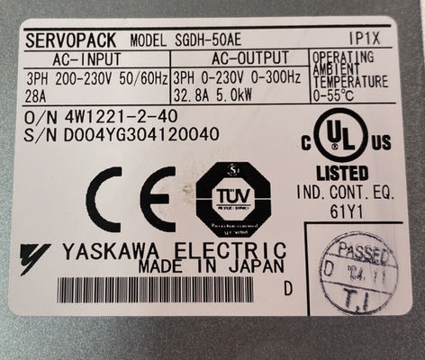 Yaskawa SGDH-50AEY369 S2 AMP 200V 3PH 5 KW 32.8AMP 3PHASE 230VAC 50/60HZ AVAILABLE