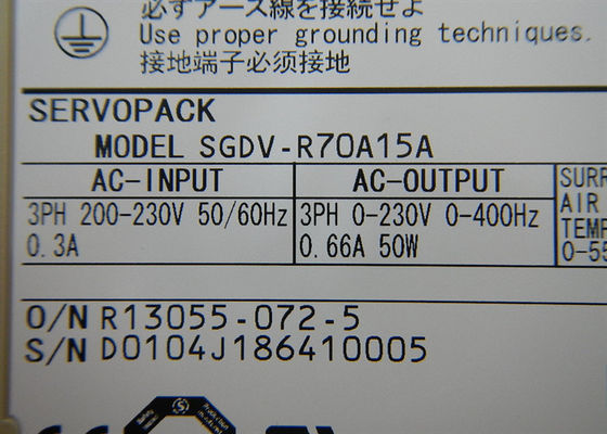 SGDV-R70A15A 200V Yaskawa New AC Servo Amplifier In Original Box