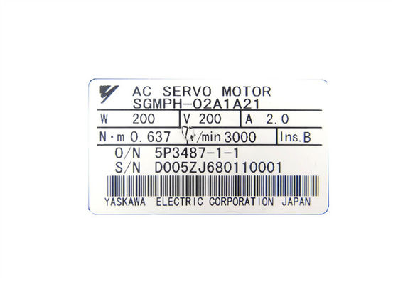 Yaskawa SGMPH-02A1A21 Industrial Servo Motor Brand New Original