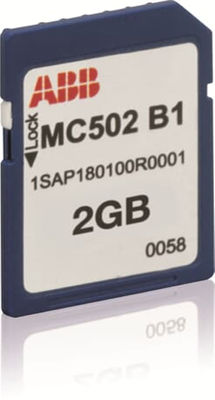 ABB MC502  1SAP180100R0001 AC500 SD Memory Card Distributed Automation PLCs
