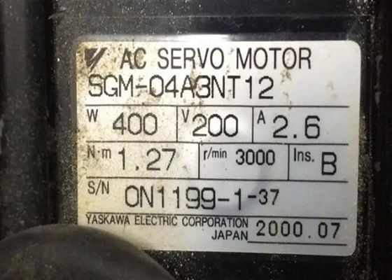 Yaskawa SGM-04A3NT12 Industrial Servo Motor Brand New In Original