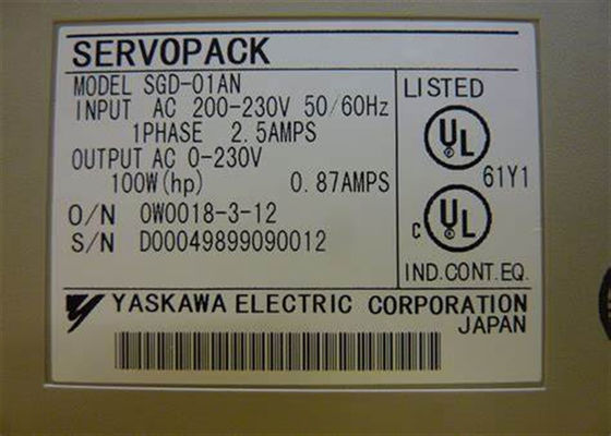 Brand Yaskawa SGD-01AN AC Servo Drives New Servopack Original