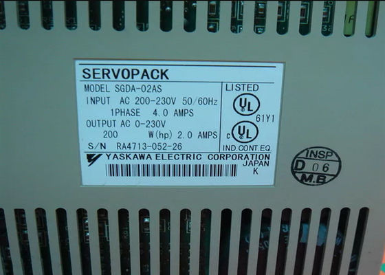 230V AC Servo Amplifier Yaskawa SGDA-02AS New In Original Box