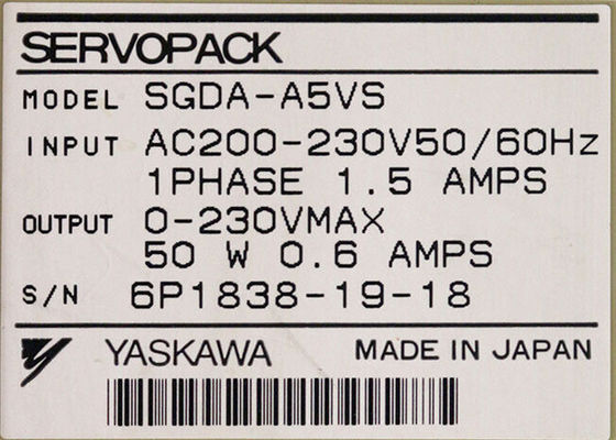 SGDA-A5VS Brand Yaskawa New Industrial Servo Drives In Original