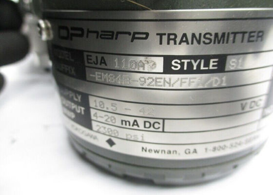 YOKOGAWA EJA110A-EMS4B-92EN/FF1/D1 10.5-42VDC 3/4 NSNP Pressure Transmitter