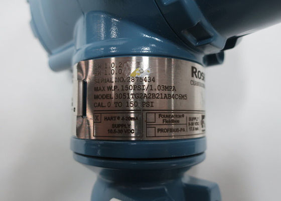 ROSEMOUNT 3051TG2A2B21AB4C6M5 PRESSURE TRANSMITTER 0-150PSI 10.5-30V-DC