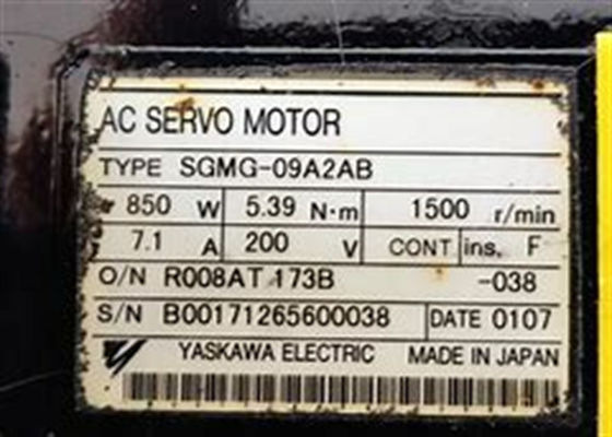 Yaskawa Brand Sigma SGMG-09A2AB Servo Motor New Original In Box